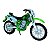 Miniatura Moto Cross Kawasaki Verde 123 Maisto 1:18 - Imagem 5