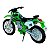 Miniatura Moto Cross Kawasaki Verde 123 Maisto 1:18 - Imagem 3