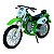 Miniatura Moto Cross Kawasaki Verde 123 Maisto 1:18 - Imagem 1