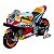 Miniatura Moto GP 2021 Honda Repsol 93 Marc Marquez 1:18 - Imagem 2
