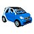 Miniatura Smart Fortwo Azul Acende Luz E Som Metal 1:24 - Imagem 8