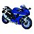 Miniatura Moto Yamaha R1 Azul Maisto 1:12 - Imagem 1
