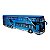 Miniatura Ônibus Azul 2 andares Acende Luz/Som Metal 1:50 - Imagem 4