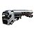 Miniatura Volvo FH Trucado Prata Carreta Tanque Welly 1:32 - Imagem 1