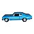 Miniatura Chevrolet Nova SS 1970 Azul Metal 1:24 - Imagem 2