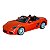Miniatura Porsche 718 Boxster Laranja Conversível Metal 1:24 - Imagem 1