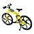 Miniatura Bicicleta Bike Amarelo Metal 1:10 - Imagem 4