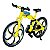 Miniatura Bicicleta Bike Amarelo Metal 1:10 - Imagem 2