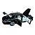 Miniatura Rolls Royce Preto Acende Luz E Som Metal 1:24 - Imagem 3