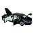 Miniatura Rolls Royce Preto Acende Luz E Som Metal 1:24 - Imagem 6
