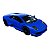 Miniatura Lamborghini Murcielago LP640 Azul Fosco 1:36 - Imagem 9