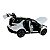 Miniatura Land Rover Discovery Branco Acende Luz E Som 1:24 - Imagem 3