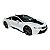 Miniatura BMW I8 Branco Acende Luz E Som Metal 1:24 - Imagem 9
