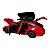 Miniatura Audi RS6 Vermelho Acende Luz E Som Metal 1:24 - Imagem 6