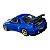 Miniatura Nissan Skyline GTR34 Azul MiniGT 531 1:64 - Imagem 3