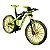 Miniatura Bicicleta Bike Down Hill Verde Metal 1:10 - Imagem 1