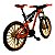 Miniatura Bicicleta Bike Down Hill Laranja Metal 1:10 - Imagem 5