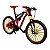Miniatura Bicicleta Bike Down Hill Vermelho Metal 1:10 - Imagem 1