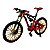 Miniatura Bicicleta Bike Down Hill Vermelho Metal 1:10 - Imagem 2