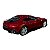 Miniatura Ferrari Roma Burago Metal 1:24 - Imagem 8