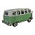 Miniatura Volkswagen Kombi Samba Verde Maisto Metal 1:24 - Imagem 8