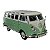 Miniatura Volkswagen Kombi Samba Verde Maisto Metal 1:24 - Imagem 9