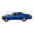 Miniatura Chevrolet Chevelle SS 396 1966 Azul Metal 1:24 - Imagem 2