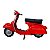 Miniatura Moto Vespa Scooter ASMT02 Maisto 1:18 - Imagem 3
