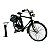 Miniatura Bicicleta Bike Clássico Preto Metal 1:10 - Imagem 6