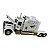 Miniatura Caminhão Peterbilt Branco Liga Luz Metal 1:40 - Imagem 6
