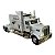Miniatura Caminhão Peterbilt Branco Liga Luz Metal 1:40 - Imagem 9
