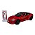 Miniatura Tesla Model S Vermelho Acende Luz E Som 1:24 - Imagem 2