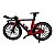 Miniatura Bicicleta Bike Time Trial Vermelho Metal 1:10 - Imagem 3
