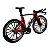 Miniatura Bicicleta Bike Time Trial Vermelho Metal 1:10 - Imagem 5