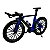 Miniatura Bicicleta Bike Time Trial Azul Metal 1:10 - Imagem 2