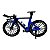Miniatura Bicicleta Bike Time Trial Azul Metal 1:10 - Imagem 3