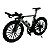 Miniatura Bicicleta Bike Time Trial Cinza Metal 1:10 - Imagem 2