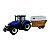 Miniatura Máquina Trator New Holland T7.315 + Reboque 1:32 - Imagem 2
