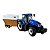 Miniatura Máquina Trator New Holland T7.315 + Reboque 1:32 - Imagem 1