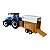 Miniatura Máquina Trator New Holland T7.315 + Reboque 1:32 - Imagem 6