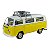 Miniatura Volkswagen Kombi Weekenders Amarelo Maisto 1:43 - Imagem 2