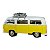 Miniatura Volkswagen Kombi Weekenders Amarelo Maisto 1:43 - Imagem 3