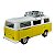 Miniatura Volkswagen Kombi Weekenders Amarelo Maisto 1:43 - Imagem 6