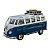 Miniatura Volkswagen Kombi Weekenders Azul Maisto 1:43 - Imagem 2
