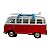 Miniatura Volkswagen Kombi Weekenders Vermelho Maisto 1:43 - Imagem 3