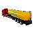Miniatura Caminhão Volvo Vermelho Tanque Amarelo Welly 1:64 - Imagem 6