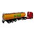 Miniatura Caminhão Volvo Vermelho Tanque Amarelo Welly 1:64 - Imagem 7