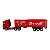 Miniatura Caminhão Volvo Vermelho Bau Vermelho Welly 1:64 - Imagem 3