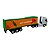 Miniatura Caminhão Volvo Prata Bau Verde Welly 1:64 - Imagem 7