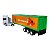 Miniatura Caminhão Scania Branco Bau Verde Welly 1:64 - Imagem 6